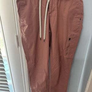 Vuori Pink Cargo Pants Relaxed Fit